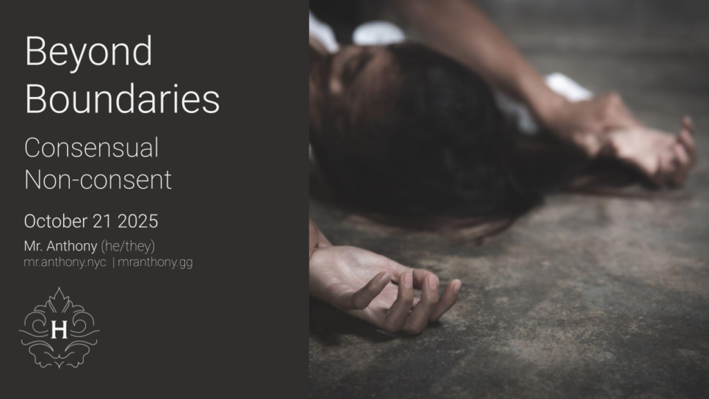 Beyond Boundaries: Consensual Non-Consent