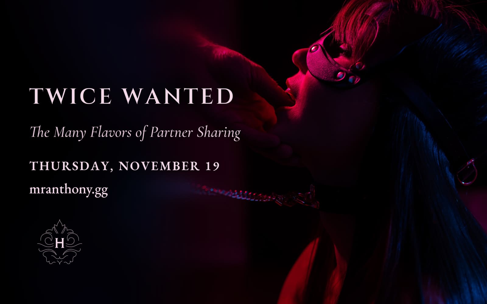 Twice Wanted: The Many Flavors of Partner Sharing. Thursday, November 19, 2026